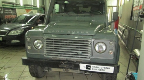 Чип-тюнинг с отключением клапана EGR на Land Rover Defender 2.4 TDCI 122hp MT 2011 года выпуска