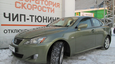 Удаление и отключение сажевого фильтра на Lexus IS220 2.2d MT 177hp 2007 года выпуска