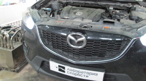 Чип-тюнинг Mazda CX5 Skyactive 2.5 192hp AT 2013 года выпуска