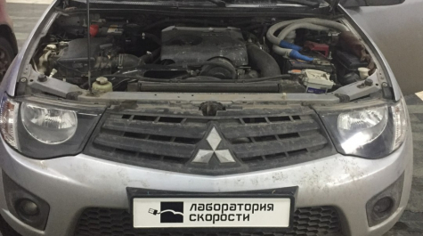 Чип тюнинг и отключение клапана EGR на MITSUBISHI L200 2.5DID 136hp 2011 года выпуска