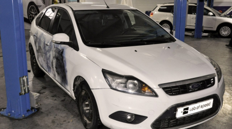 Чип тюнинг и отключение катализатора на Ford Focus 2 2.0 145hp 2010 года выпуска