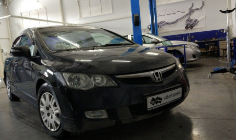 Чип тюнинг, отключение катализаторов и клапана EGR на Honda Civic 1.8