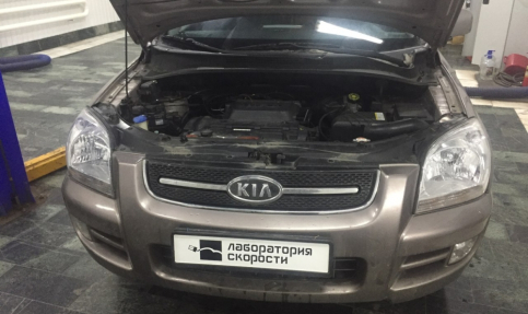 Чип тюнинг KIA SPORTAGE II 140hp 2.0 2008 года выпуска 