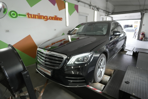 Mercedes S 350d Stage1 (367 л.с.) 2020